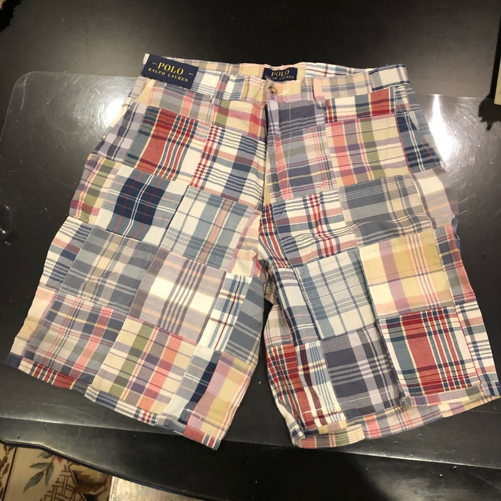 NWT Polo Ralph Lauren plaid shorts size 31